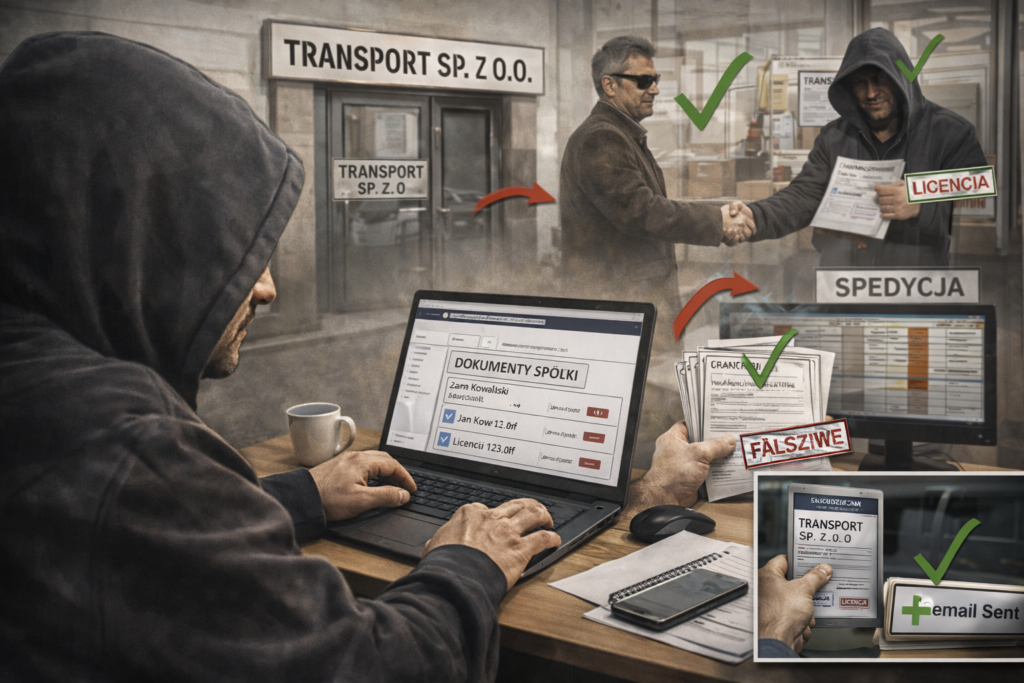 kradzieży złomu i produktów metalowych w transporcie